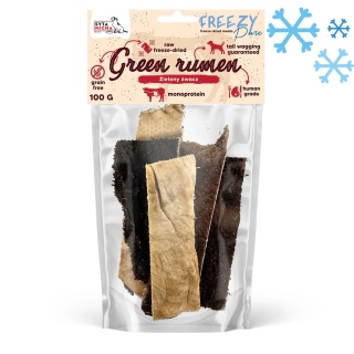 SYTA MICHA FREEZY Pure – 100% liofilizowane zielone żwacze wołowe dla psa 80g