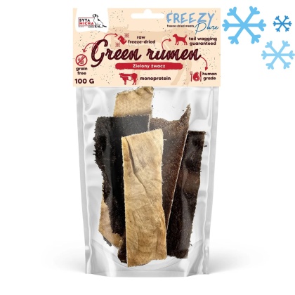 SYTA MICHA FREEZY Pure – 100% liofilizowane zielone żwacze wołowe dla psa 80g