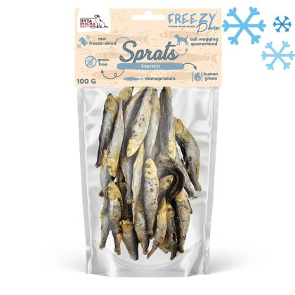 SYTA MICHA FREEZY Pure – 100% liofilizowane SZPROTKI dla psa 100g