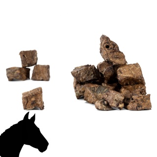 Meat Stuff - Płuca końskie kostka dla psa 150g
