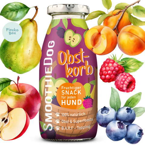 SmoothieDog – owocowe smoothie dla psa 250ml SmoothieDog – owocowe smoothie dla psa 250ml