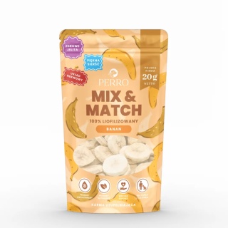 Perro - MIX & MATCH - liofilizowany Banan dla psa 20g