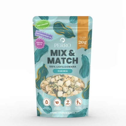Perro - MIX & MATCH - liofilizowana Cukinia dla psa 20g