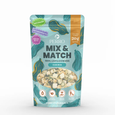 Perro - MIX & MATCH - Cukinia liofilizowana 20g Perro - MIX & MATCH - Cukinia liofilizowana 20g