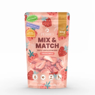 Perro - MIX & MATCH - liofilizowane Truskawki dla psa 10g