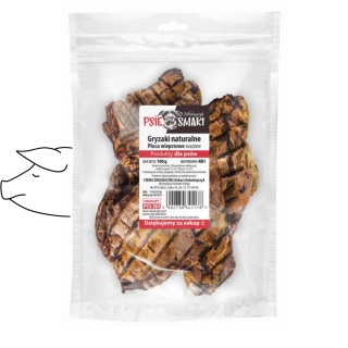 Psie Smaki - Suszone Płuca Wieprzowe 100g