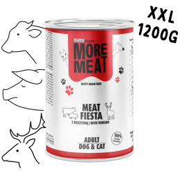 BUBAlicious - Meat Fiesta karma mokra z DZICZYZNĄ dla psa 1200g