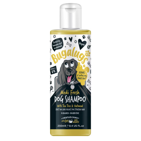 Bugalugs - szampon przeciwświądowy z owsem dla psa 250ml Bugalugs - szampon przeciwświądowy z owsem dla psa 250ml