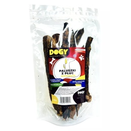 DOGY - Paluszki z płuc wołowych dla psa 100g
