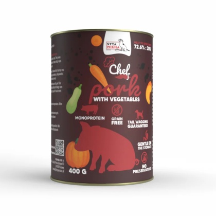 Syta Micha Mokra karma dla psa Wieprzowina z warzywami 400g