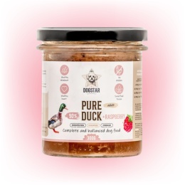 Dogstar - Gotowana karma z KACZKĄ dla psa 300g