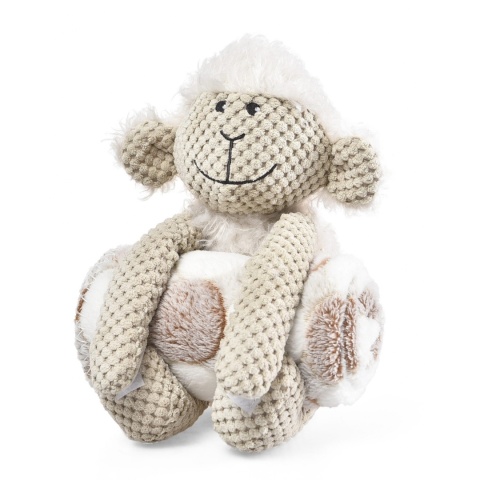 Trixie - Pluszowa owieczka z kocykiem dla psa