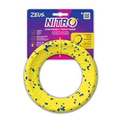 Zeus - Nitro elastyczne ringo z gumowym rdzeniemdla psa 16 cm