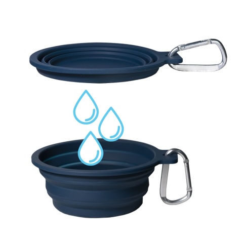 PetDreamHouse - Podróżna Miska Silikonowa 600ml