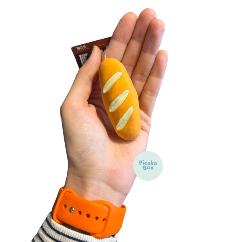 Mini Bagietka - Gumowa Zabawka dla psa 8 cm