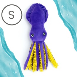 BUBA - Mała pluszowa kałamarnica zabawka dla psa