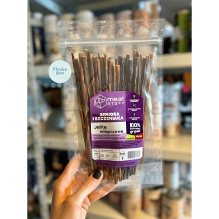 Meat Stuff - Suszone Jelita wieprzowe dla psa 100g