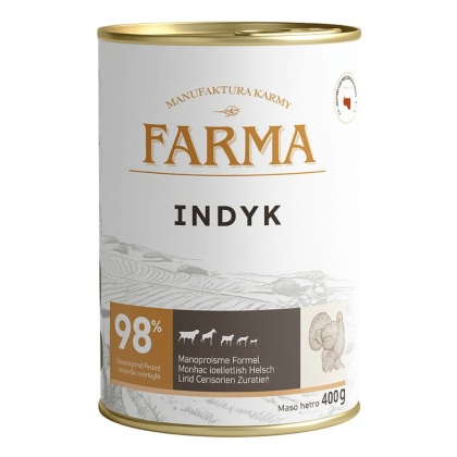 FARMA - Select Indyk Karma mokra dla psa 400g