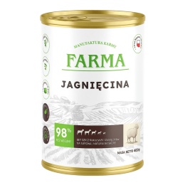 Karma mokra dla psa z jagnięciną FARMA Select 400g – Pieskobox