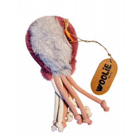 Octoopus – pluszowa ośmiornica z grzechotką dla psa od WoolieWhillie