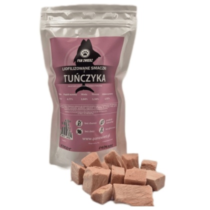 Pan Zwierz – Liofilizowane smaczki z tuńczyka 70g
