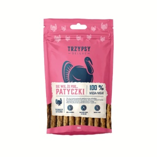 TRZYPSY - PATYCZKI INDYK dla psa 70g