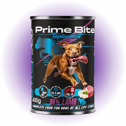 karma mokra dla psa Game Dog Jagnięcina z pietruszką Prime Bite 400g