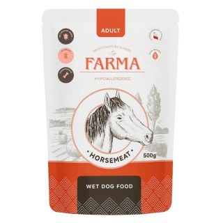 FARMA Manufaktura mokra karma dla psa Konina Saszetka 500g