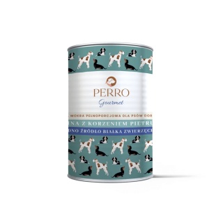 Perro - Konina z korzeniem pietruszki Karma mokra dla psa 400g