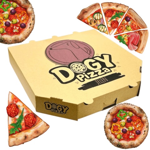 DOGY Gryzak PIZZA z jeleniem naturalny przysmak dla psa pieskobox