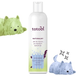 Naturalny żel Totobi po spacerze z aloesem dla psa w butelce 300 ml