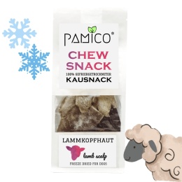 PAMICO – Naturalny gryzak jagnięcy z futrem 150g pieskobox