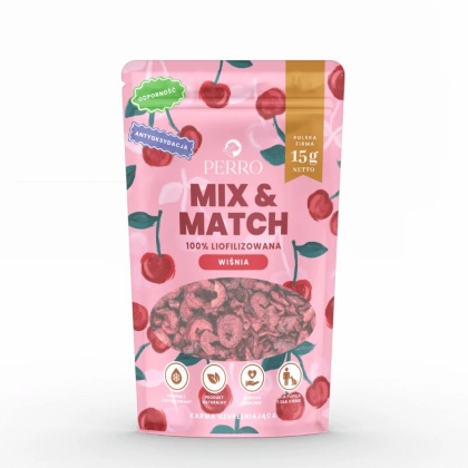Perro - MIX & MATCH - liofilizowane Wiśnie dla psa 15g