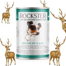 Rockster Organiczna karma mokra z jeleniem dla psa 400g