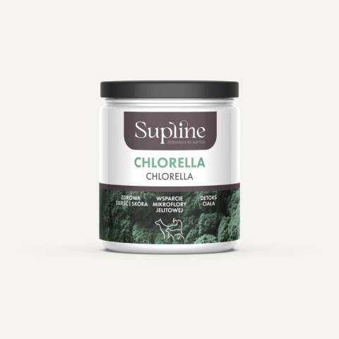 Chlorella Supline 100g dla psa – naturalny suplement wspierający odporność i detoks | PieskoBox