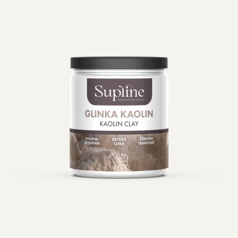 Kaolin Supline 100g dla psa – naturalna glinka wspierająca trawienie i zdrowy układ pokarmowy | PieskoBox