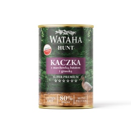Wataha Hunt mokra karma dla psa kaczka marchew batat gruszka 400g