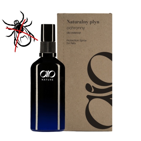 AIO Nature płyn ochronny dla psa na kleszcze i owady 100ml pieskobox