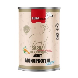 BUBAlicious - LIGHT karma mokra z sarną dla psa 400g pieskobox
