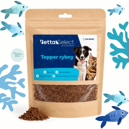 Betta Select - Topper Rybny posypka do karmy dla psa 80g