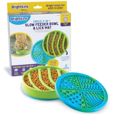 Brightkins Circle 2w1 miska spowalniająca jedzenie i mata do lizania dla psa