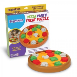 Brightkins Pizza Party interaktywna gra węchowa dla psa z ukrytymi skrytkami na smakołyki