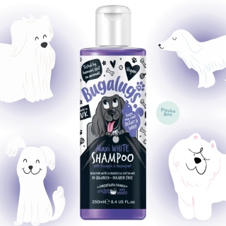 Bugalugs - szampon do białej sierści psa uwydatniający kolor włosa 250ml