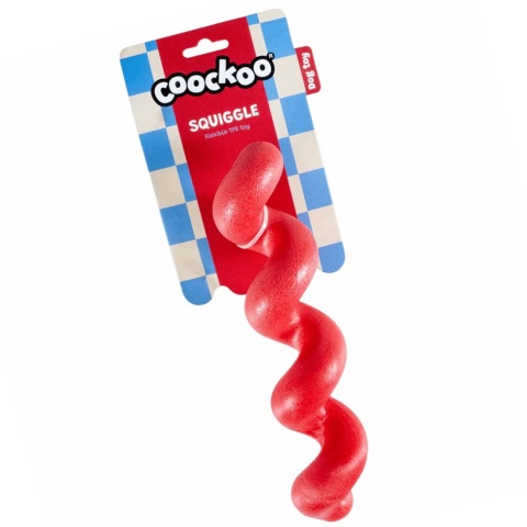 Coockoo – Elastyczna zabawka dla psa z funkcją szarpaka Squiggle - pieskobox