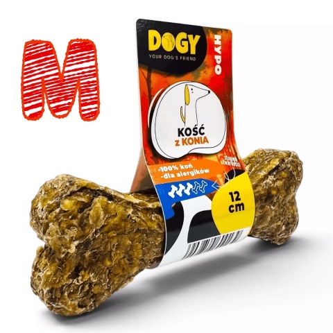 DOGY kość z koniny dla psa 12 cm w sklepie PieskoBox