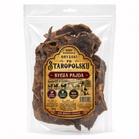 DOGY Wafle z Płuc Wołowych 100g naturalne Gryzaki Po Staropolsku dla psa