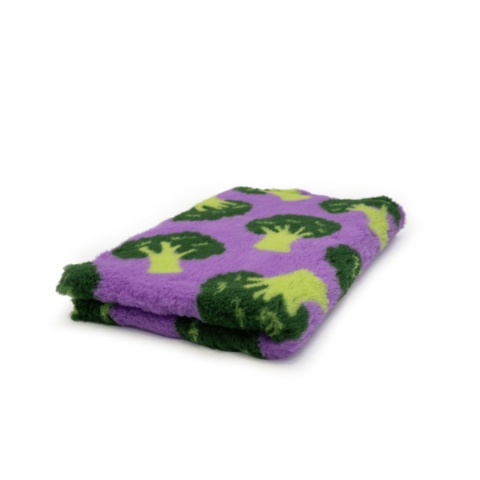 mata dry bed antypoślizgowa w brokuły 50x75 cm dla psa pieskobox