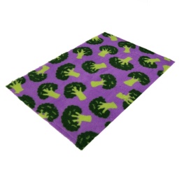 mata dry bed antypoślizgowa w brokuły 50x75 cm dla psa pieskobox