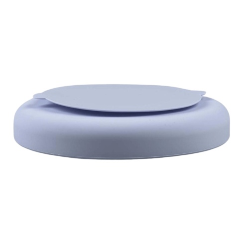 Duvo+ spowalniająca miska dla psa fale niebieska silikonowa