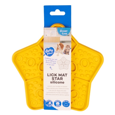 duvo mini mata do lizania dla psa gwiazdka silikonowa pieskobox